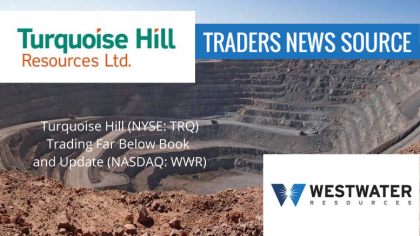 Turquoise Hill (TRQ) Trading Far Below Book Value. Update on Our November (NASDAQ: WWR) Report.