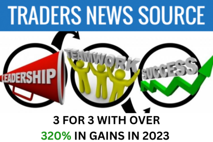 The Traders News Team is 3 for 3 in 2023 With Over 320% in Realistic Bookable Gains. New NASDAQ Profile Coming Tuesday.